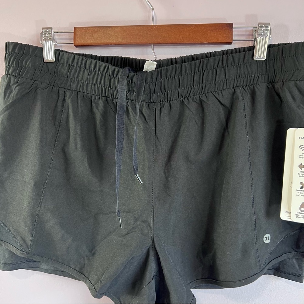 NWT Black RBX Wicking Stretch Layered Flexible Athletic Shorts Size XL - Picture 3 of 10